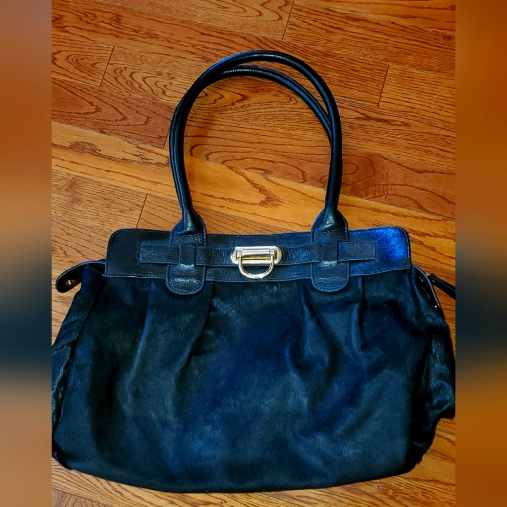 Aqua Madonna black bag